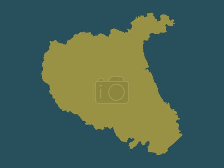 Téléchargez les photos : Vrancea, county of Romania. Solid color shape - en image libre de droit