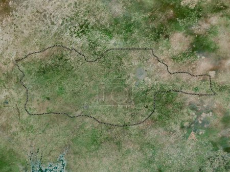 Photo for Diourbel, region of Senegal. High resolution satellite map - Royalty Free Image