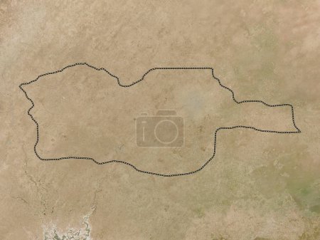 Photo for Diourbel, region of Senegal. Low resolution satellite map - Royalty Free Image