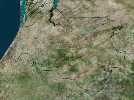 Photo for Louga, region of Senegal. High resolution satellite map - Royalty Free Image
