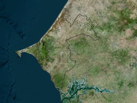Photo for Thies, region of Senegal. High resolution satellite map - Royalty Free Image