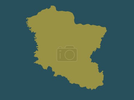 Photo for Branicevski, district of Serbia. Solid color shape - Royalty Free Image