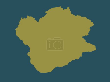 Photo for Juzno-Banatski, district of Serbia. Solid color shape - Royalty Free Image