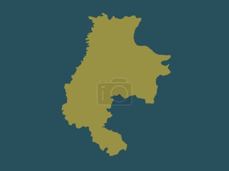 Photo for Macvanski, district of Serbia. Solid color shape - Royalty Free Image