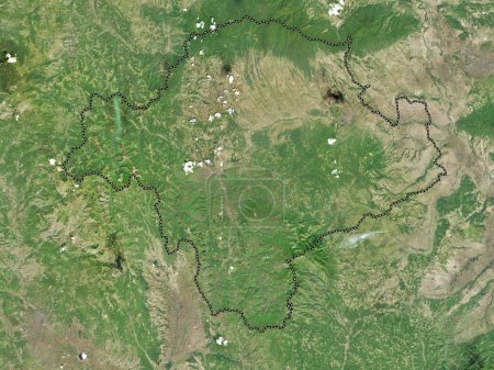 Téléchargez les photos : Toplicki, district of Serbia. High resolution satellite map - en image libre de droit