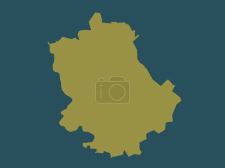 Photo for Zapadno-Backi, district of Serbia. Solid color shape - Royalty Free Image