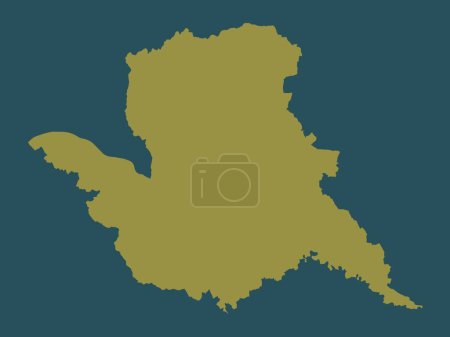 Téléchargez les photos : Pomurska, région statistique de Slovénie. Forme couleur unie - en image libre de droit