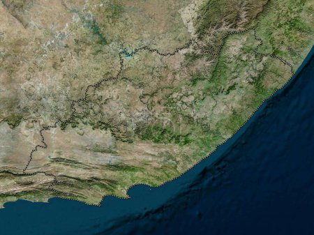Foto de Eastern Cape, province of South Africa. High resolution satellite map - Imagen libre de derechos