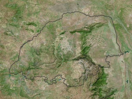 Téléchargez les photos : Limpopo, province of South Africa. High resolution satellite map - en image libre de droit
