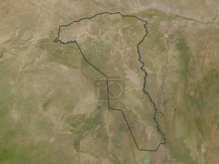 Photo for Unity, state of South Sudan. Low resolution satellite map - Royalty Free Image
