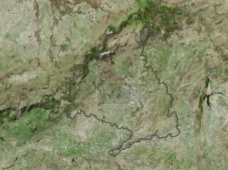 Foto de Comunidad de Madrid, autonomous community of Spain. High resolution satellite map - Imagen libre de derechos