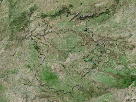 Photo for Extremadura, autonomous community of Spain. High resolution satellite map - Royalty Free Image