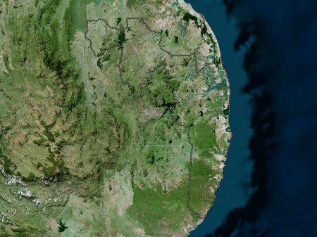 Téléchargez les photos : Ampara, district of Sri Lanka. High resolution satellite map - en image libre de droit