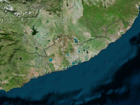 Téléchargez les photos : Hambantota, district de Sri Lanka. Carte satellite haute résolution - en image libre de droit