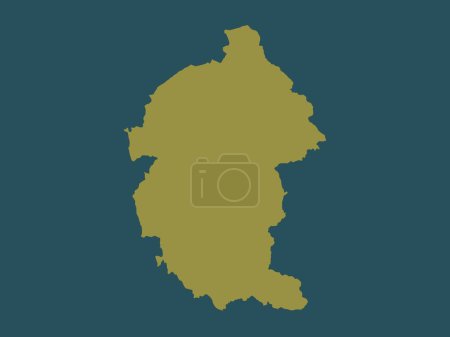 Photo for Kegalle, district of Sri Lanka. Solid color shape - Royalty Free Image