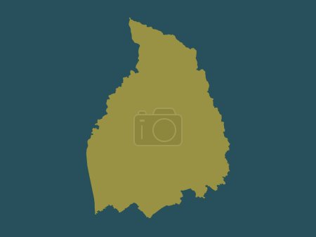 Téléchargez les photos : Kurunegala, district of Sri Lanka. Solid color shape - en image libre de droit