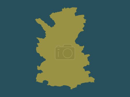 Téléchargez les photos : Matara, district of Sri Lanka. Solid color shape - en image libre de droit