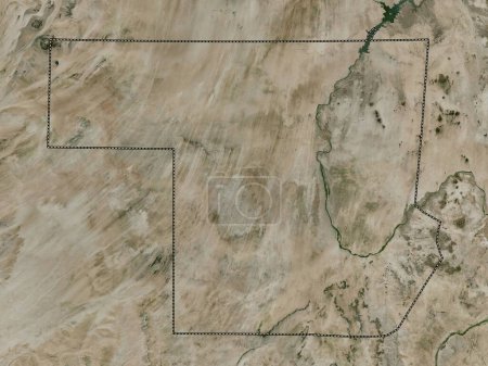 Foto de Norte, estado de Sudán. Mapa de satélite de alta resolución - Imagen libre de derechos