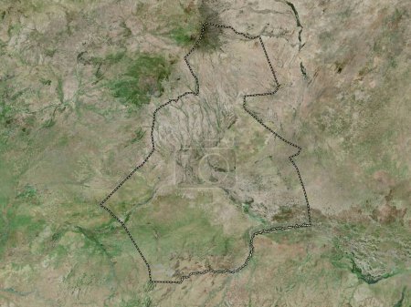 Foto de Darfur del Sur, estado de Sudán. Mapa de satélite de alta resolución - Imagen libre de derechos