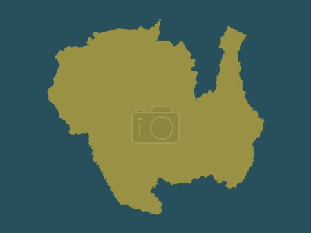 Photo for Sipaliwini, district of Suriname. Solid color shape - Royalty Free Image