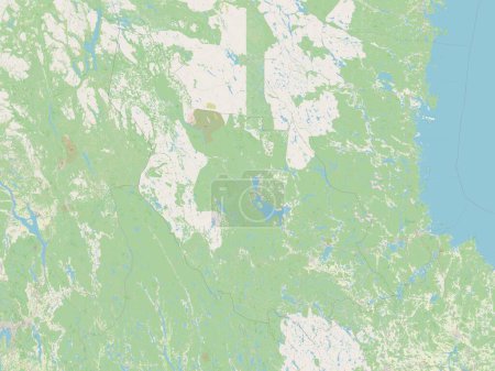 Téléchargez les photos : Dalarna, county of Sweden. Open Street Map - en image libre de droit