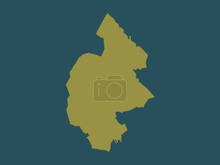 Photo for Jamtland, county of Sweden. Solid color shape - Royalty Free Image