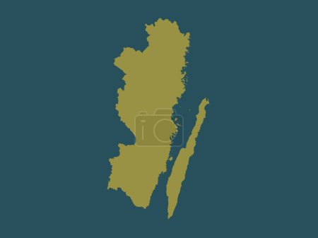 Foto de Kalmar, condado de Suecia. Forma de color sólido - Imagen libre de derechos