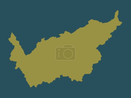 Foto de Valais, canton of Switzerland. Solid color shape - Imagen libre de derechos