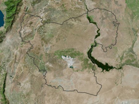 Téléchargez les photos : Aleppo, province of Syria. High resolution satellite map - en image libre de droit