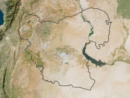 Téléchargez les photos : Alep, province de Syrie. Carte satellite basse résolution - en image libre de droit