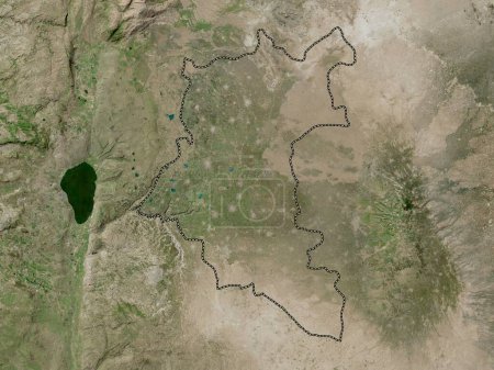 Téléchargez les photos : Dar`a, province of Syria. High resolution satellite map - en image libre de droit