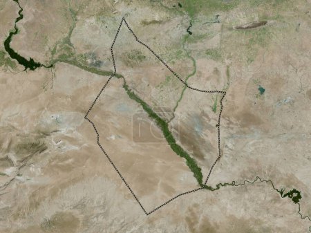 Téléchargez les photos : Dayr Az Zawr, province of Syria. High resolution satellite map - en image libre de droit