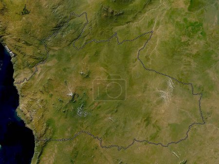 Téléchargez les photos : Ruvuma, région de Tanzanie. Carte satellite basse résolution - en image libre de droit