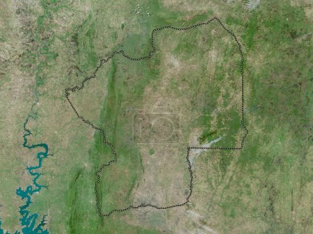 Téléchargez les photos : Centrale, region of Togo. High resolution satellite map - en image libre de droit