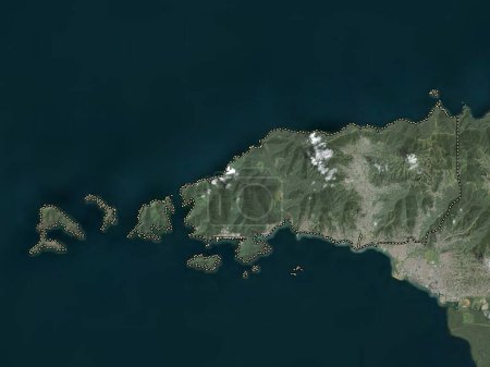 Photo for Diego Martin, region of Trinidad and Tobago. High resolution satellite map - Royalty Free Image