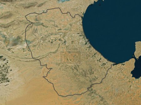 Téléchargez les photos : Gabes, governorate of Tunisia. High resolution satellite map - en image libre de droit