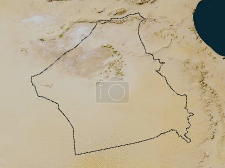 Téléchargez les photos : Kebili, governorate of Tunisia. Low resolution satellite map - en image libre de droit