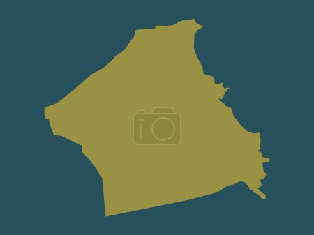 Téléchargez les photos : Kebili, governorate of Tunisia. Solid color shape - en image libre de droit