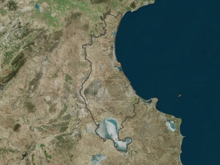 Téléchargez les photos : Sousse, governorate of Tunisia. High resolution satellite map - en image libre de droit