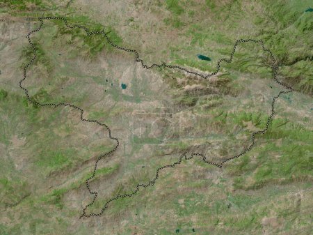 Photo pour Amasya, province of Turkiye. High resolution satellite map - image libre de droit