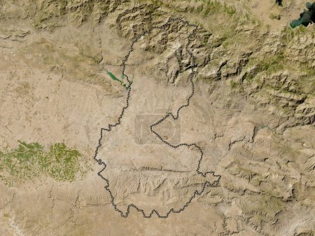Téléchargez les photos : Batman, province of Turkiye. Low resolution satellite map - en image libre de droit