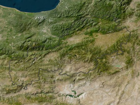 Photo for Bolu, province of Turkiye. Low resolution satellite map - Royalty Free Image