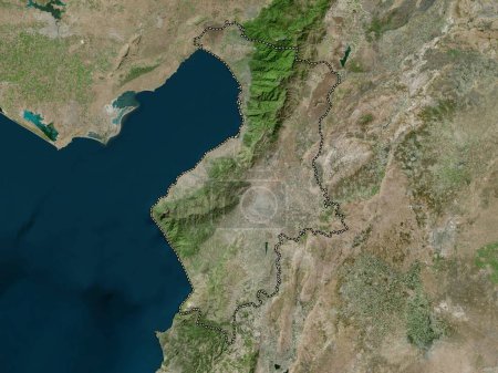 Téléchargez les photos : Hatay, province of Turkiye. High resolution satellite map - en image libre de droit