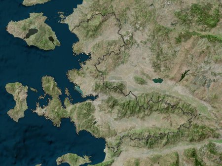 Photo for Izmir, province of Turkiye. High resolution satellite map - Royalty Free Image