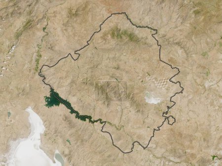Foto de Krsehir, provincia de Turkiye. Mapa satelital de baja resolución - Imagen libre de derechos