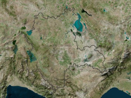 Téléchargez les photos : Konya, province of Turkiye. High resolution satellite map - en image libre de droit