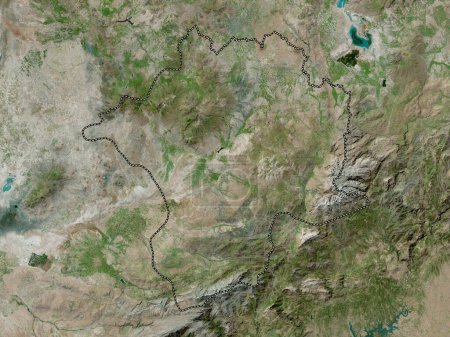 Téléchargez les photos : Nigde, province of Turkiye. High resolution satellite map - en image libre de droit