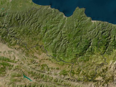 Foto de Ordu, province of Turkiye. Low resolution satellite map - Imagen libre de derechos