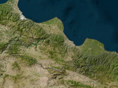 Téléchargez les photos : Samsun, province de Turkiye. Carte satellite basse résolution - en image libre de droit