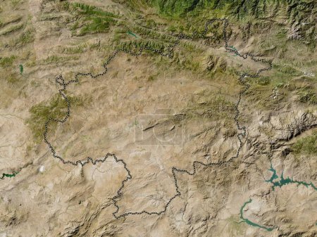 Téléchargez les photos : Sivas, province of Turkiye. Low resolution satellite map - en image libre de droit